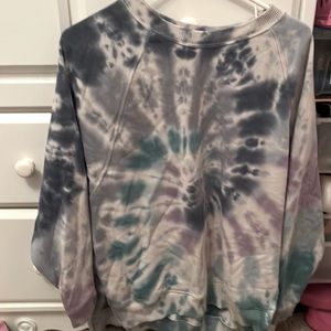 Oversized Tye Die Crew Neck